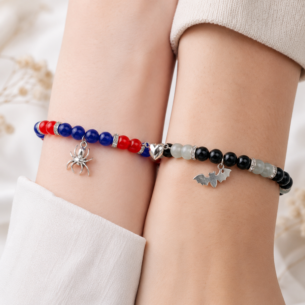 Spider x Bat Magnetic Matching Bracelet